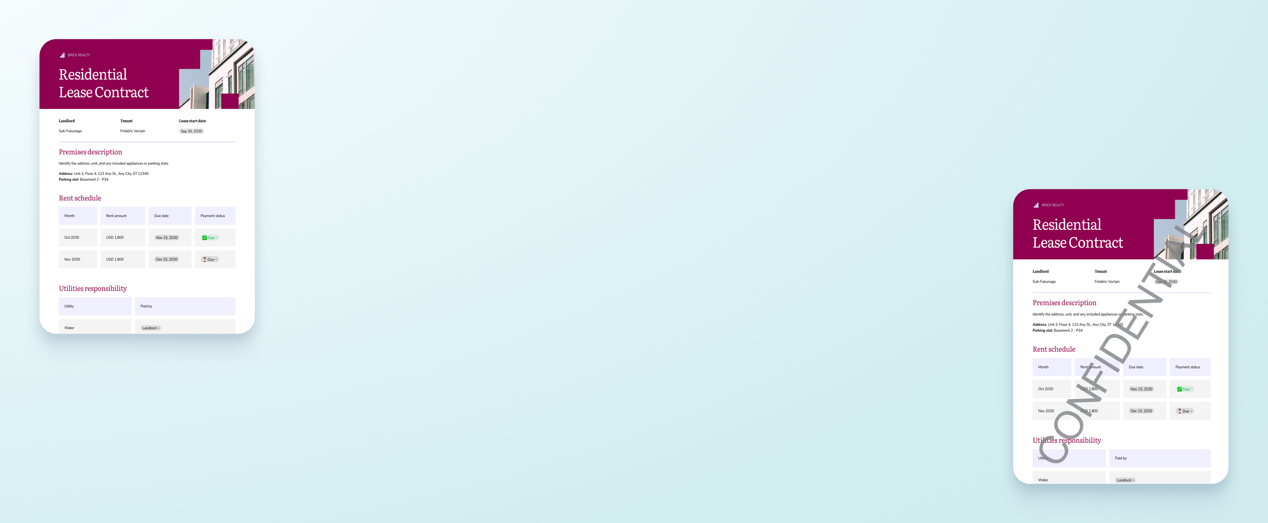 Add Watermark to PDF Banner