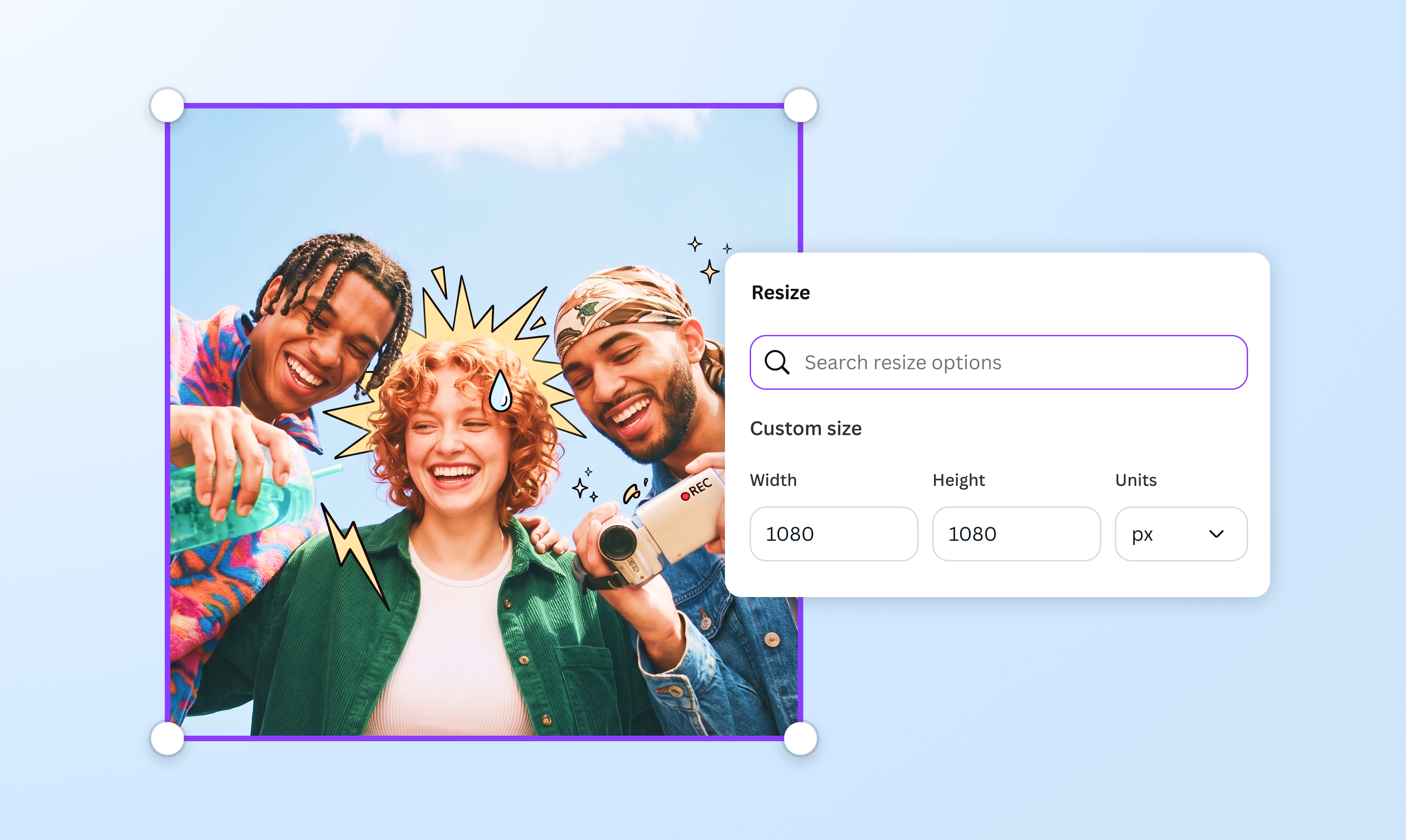 Resize GIF Banner