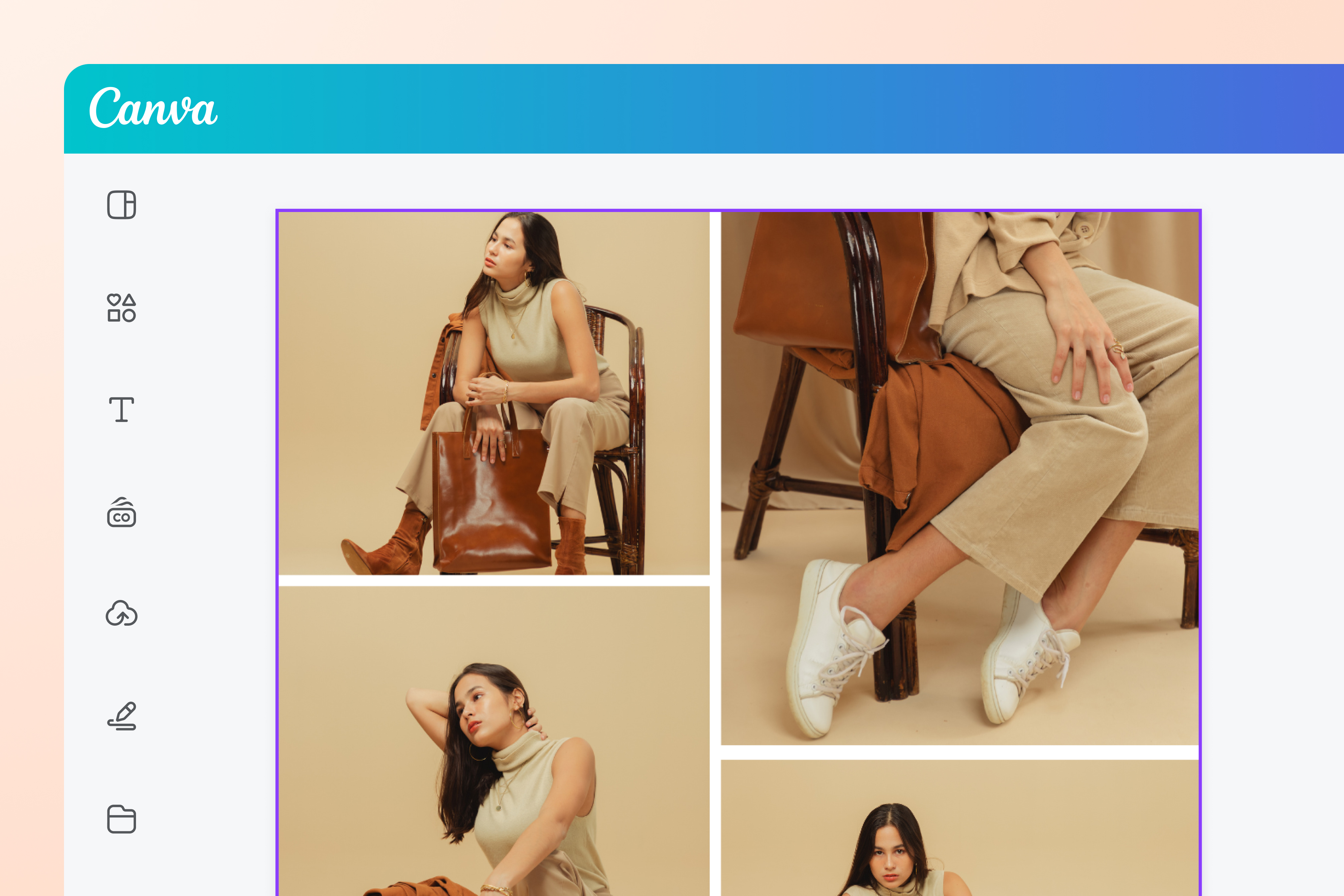 Easily edit your photos using Canva templates Easily edit your photos using Canva templates