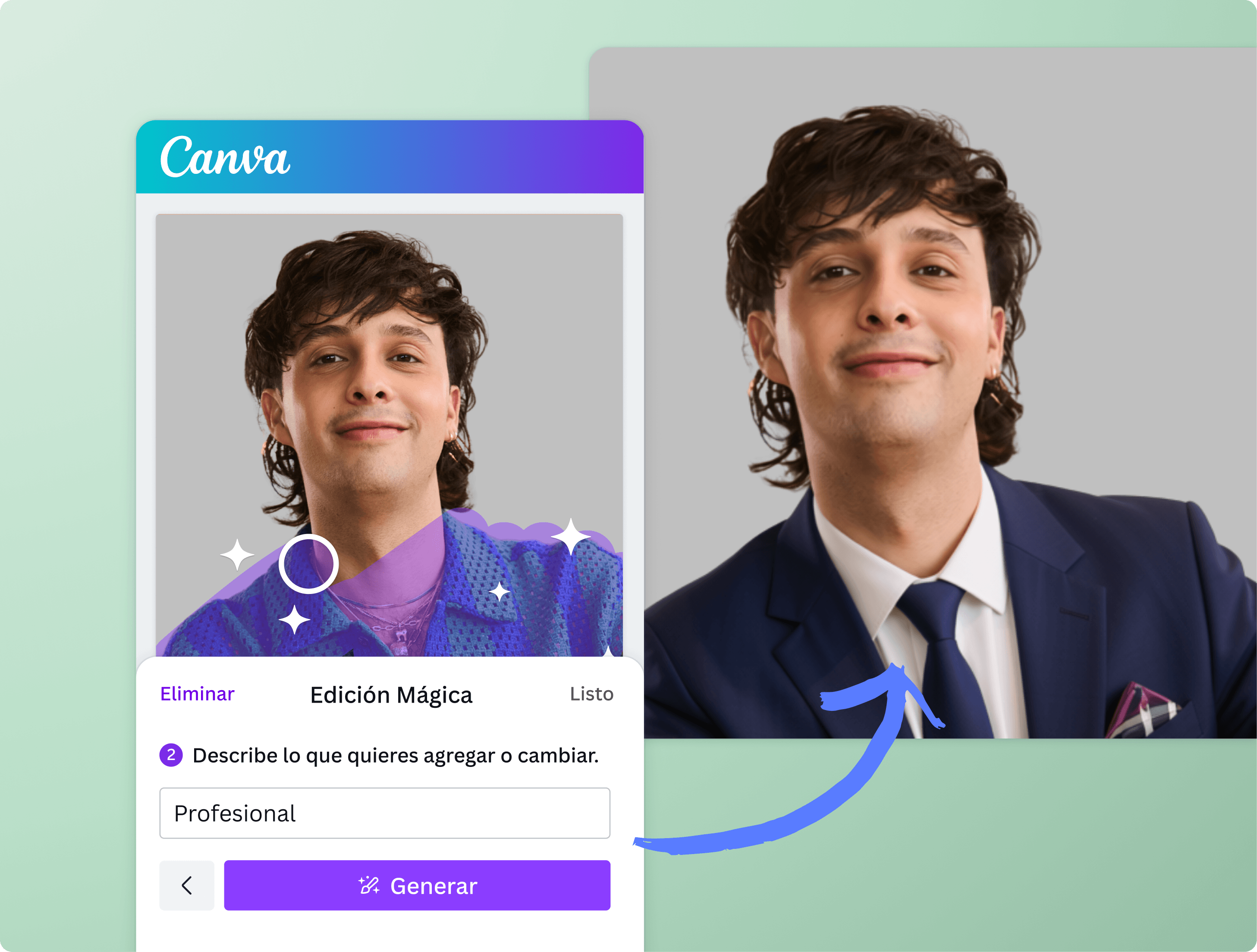 Crea una foto profesional con IA Crea una foto profesional con IA
