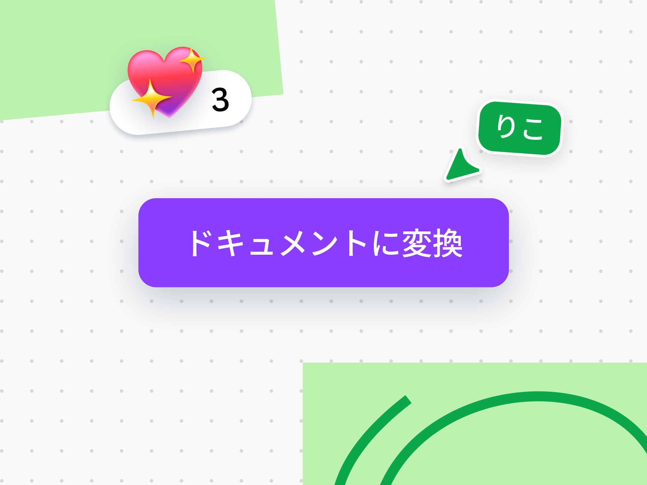 ホワイトボードのアイデアを資料や文書に変換