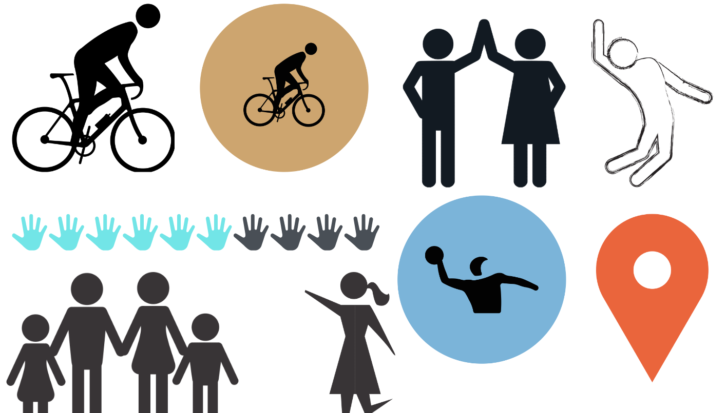 ピクトグラムでデザインを今すぐ作成！