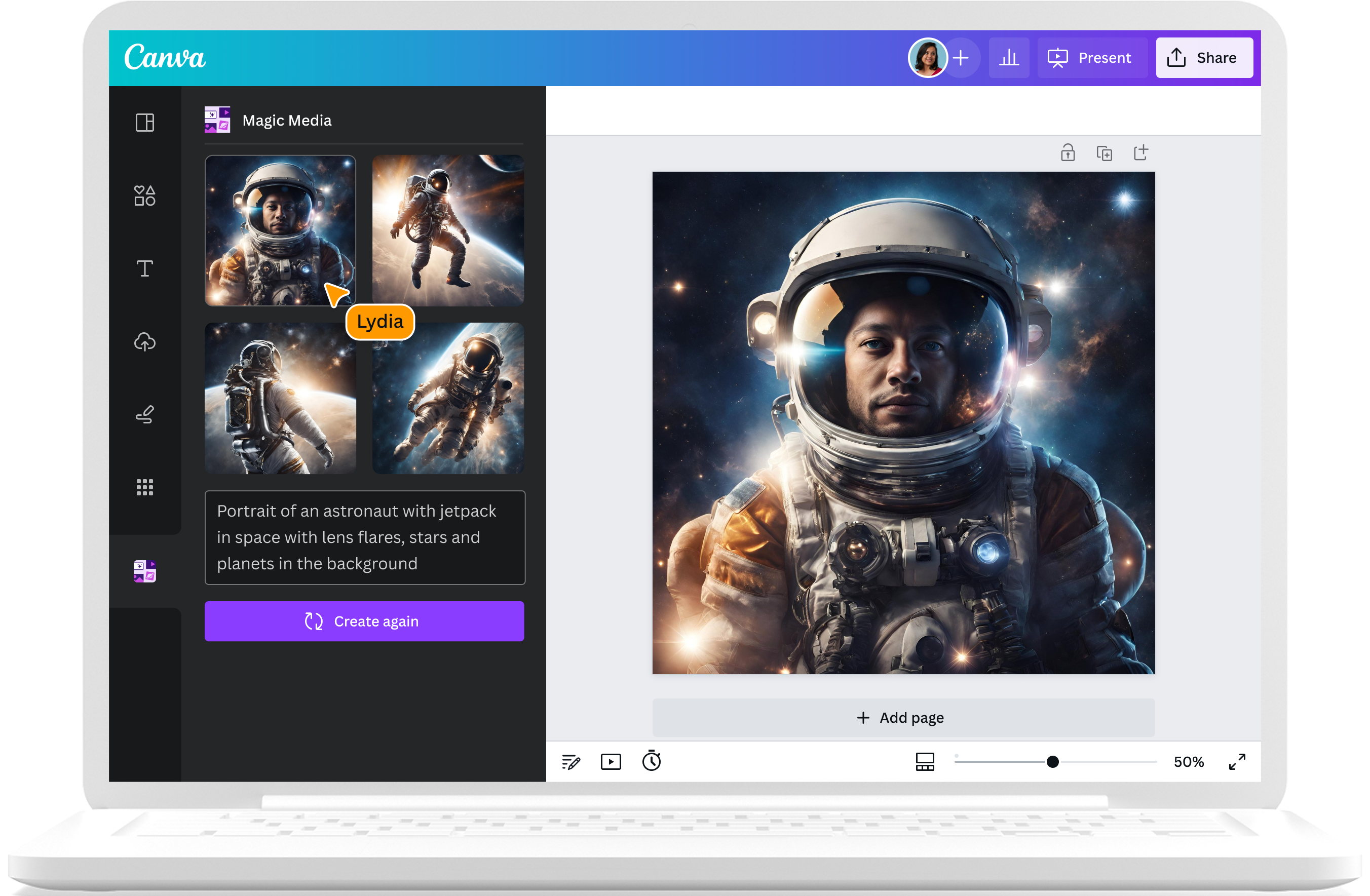 Free AI Portrait Generator - Online Text to Image App - Canva