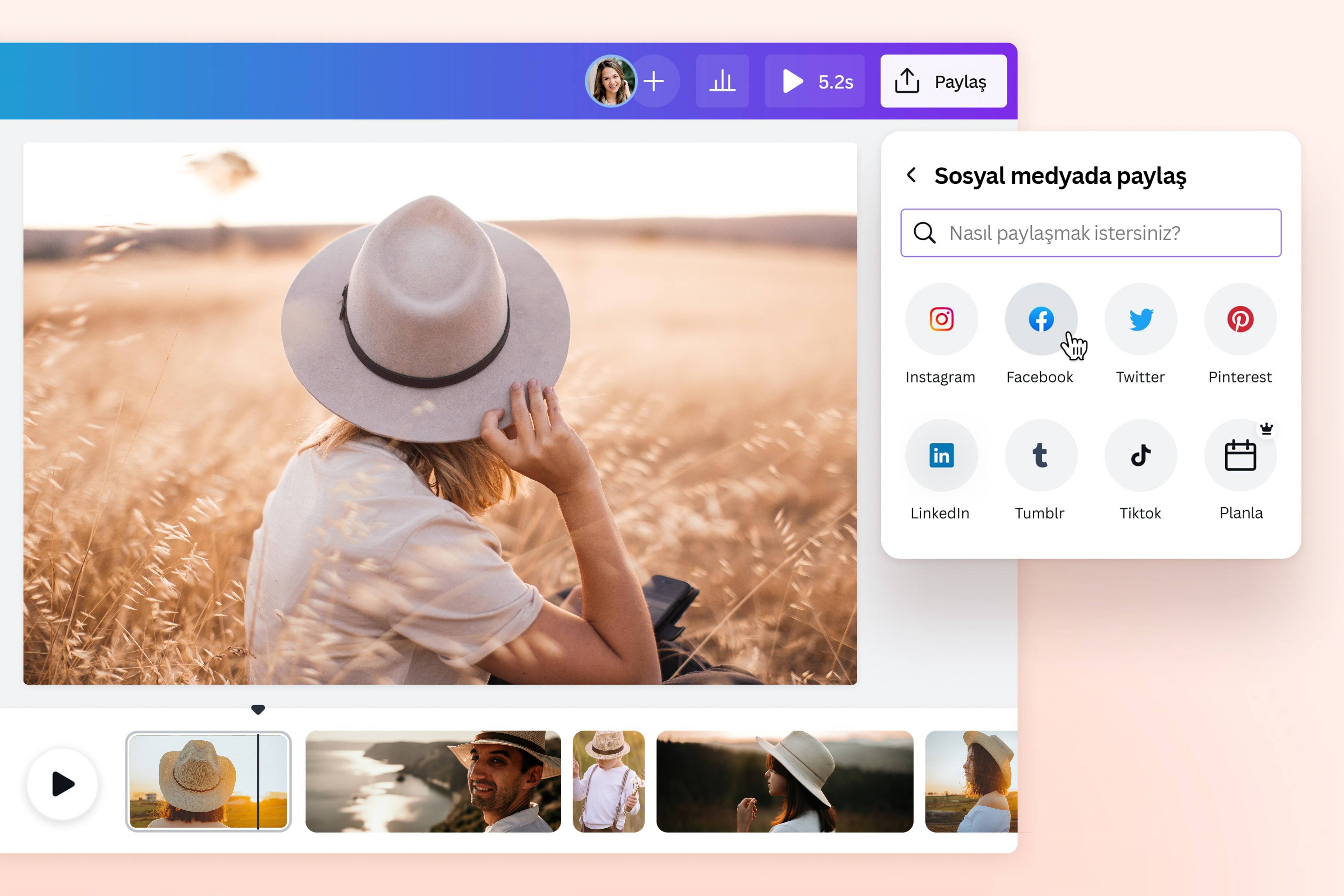 mp4 gif çevirme - Canva