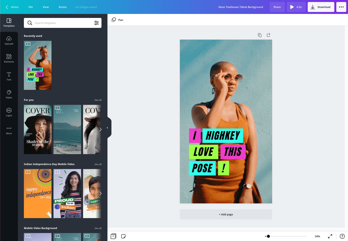 Como criar vídeos para TikTok