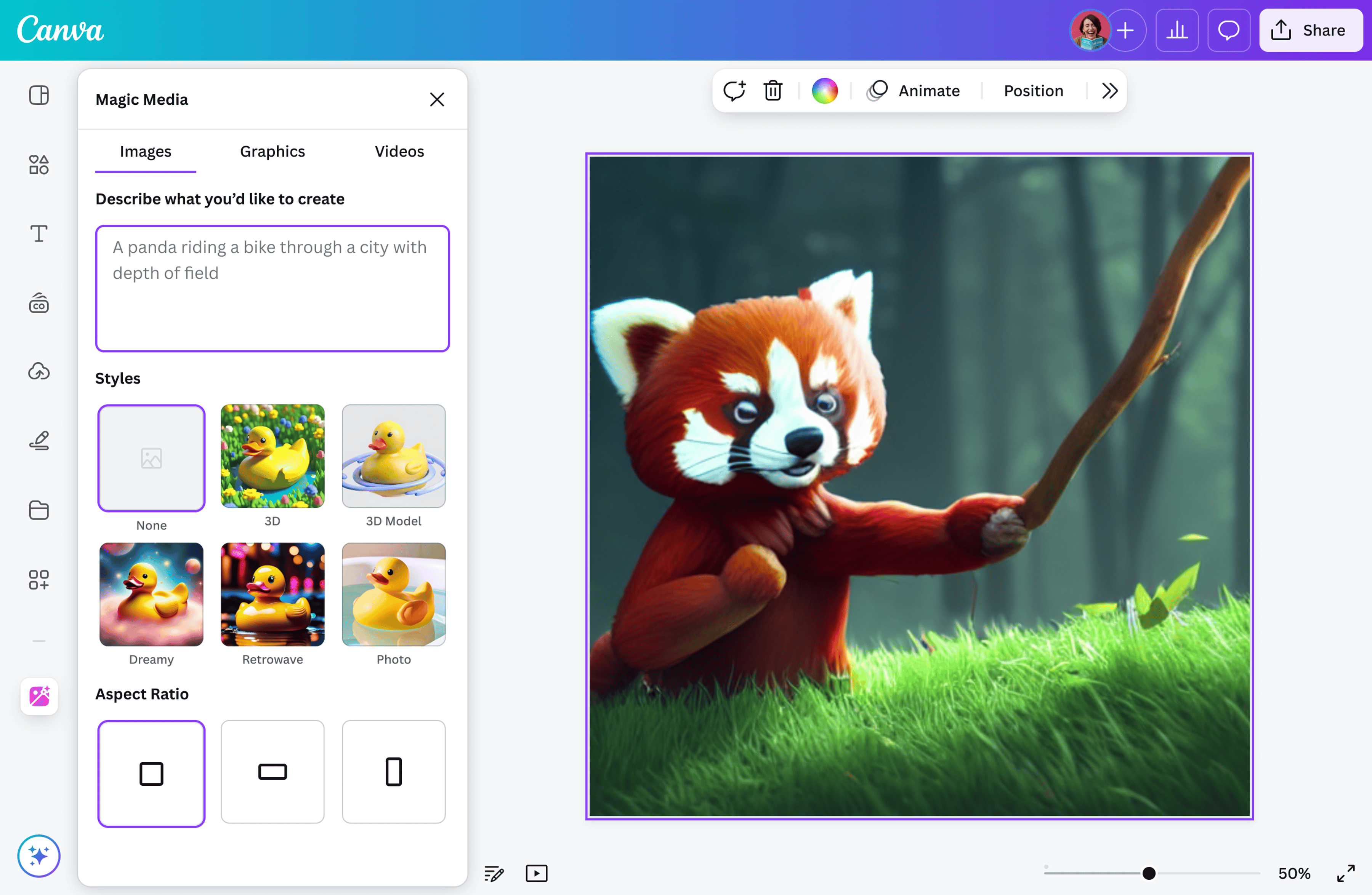 How to use Canva’s AI Image Generator