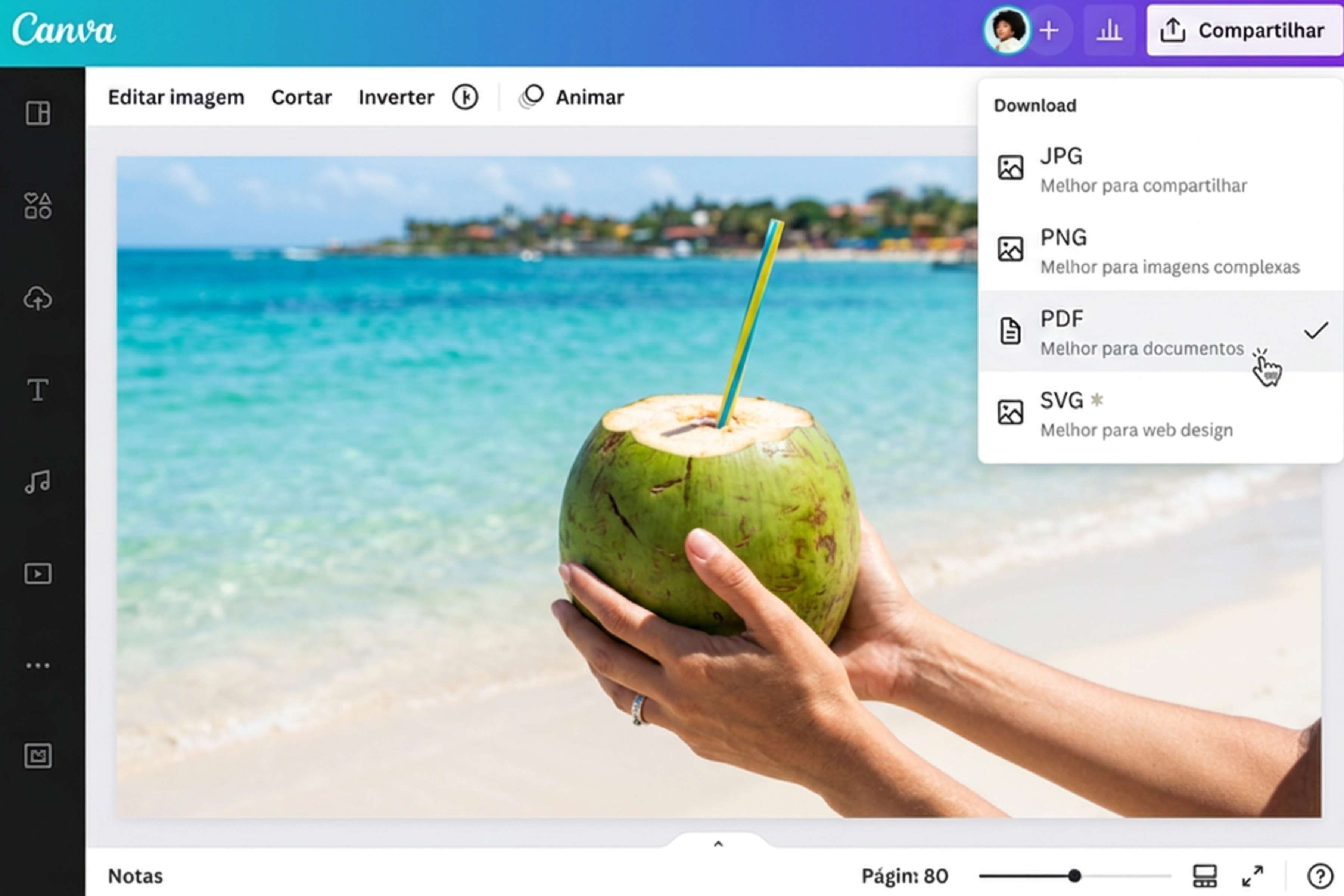 Como converter de JPG para PDF