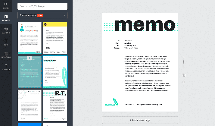 memo