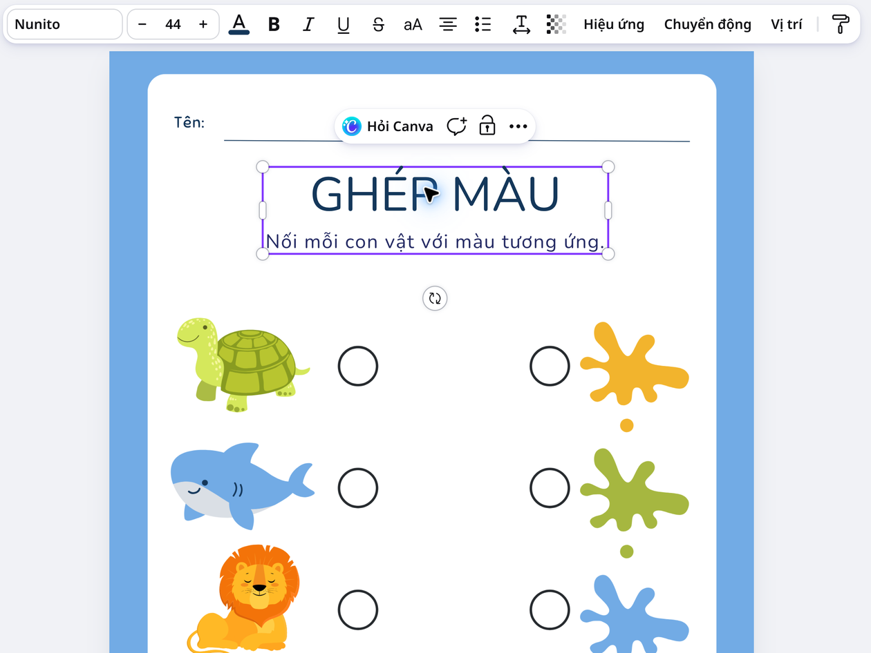 Chỉnh sửa chữ trên trang PDF trước khi xuất ảnh PNG