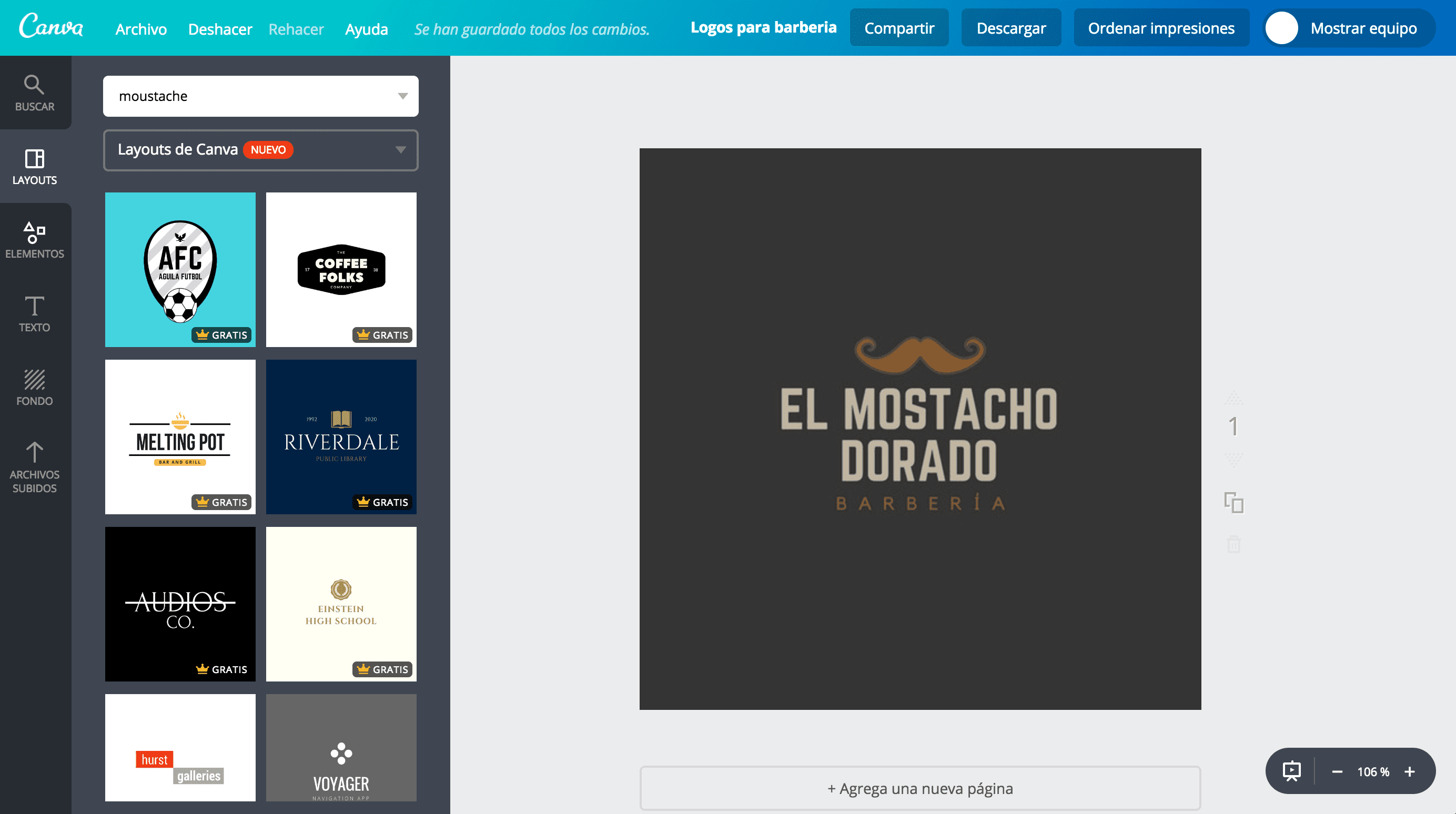 Logos para barberías