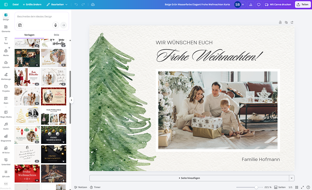 How to make a Christmas card - Canva How to make a Christmas card - Canva