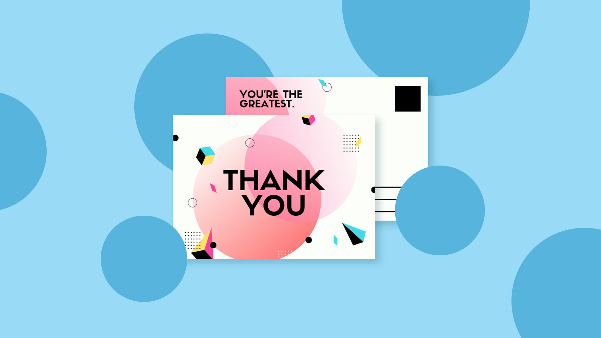 canva, carte, postale