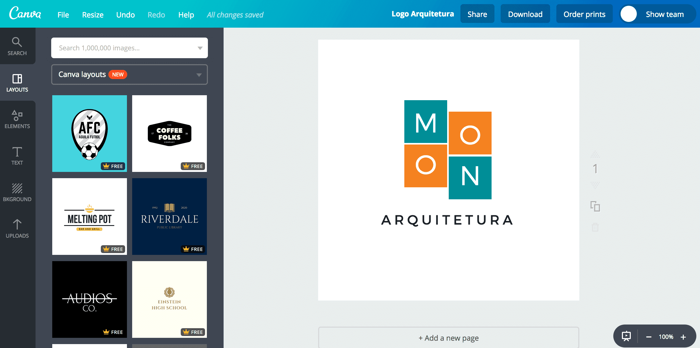 Logo de arquitetura