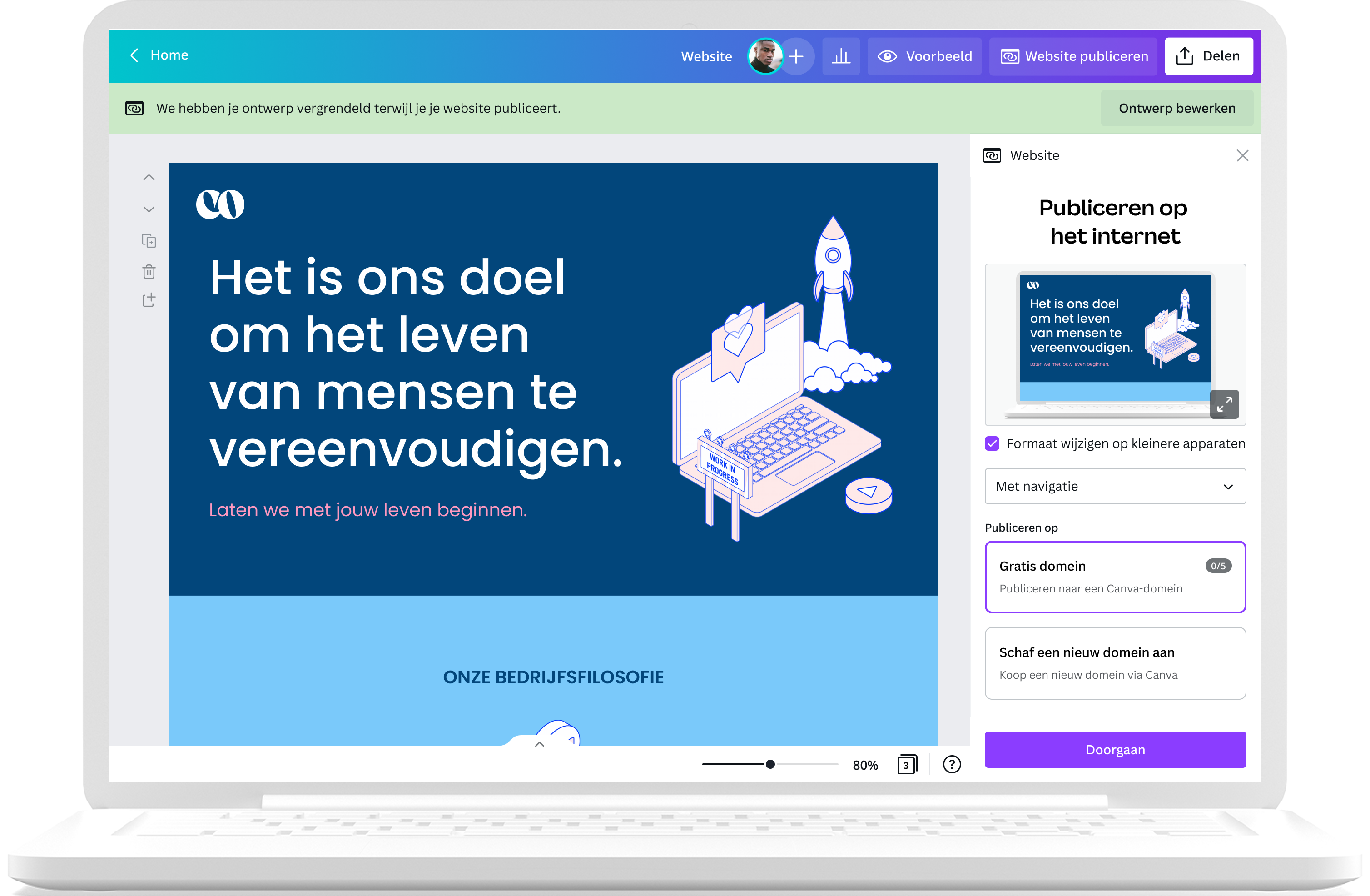  Hoe kan je een Canva-website bouwen
