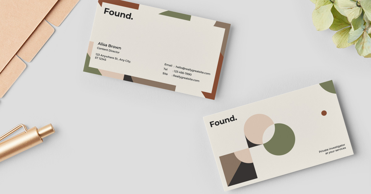 Design And Print Custom Standard Business Cards Canva