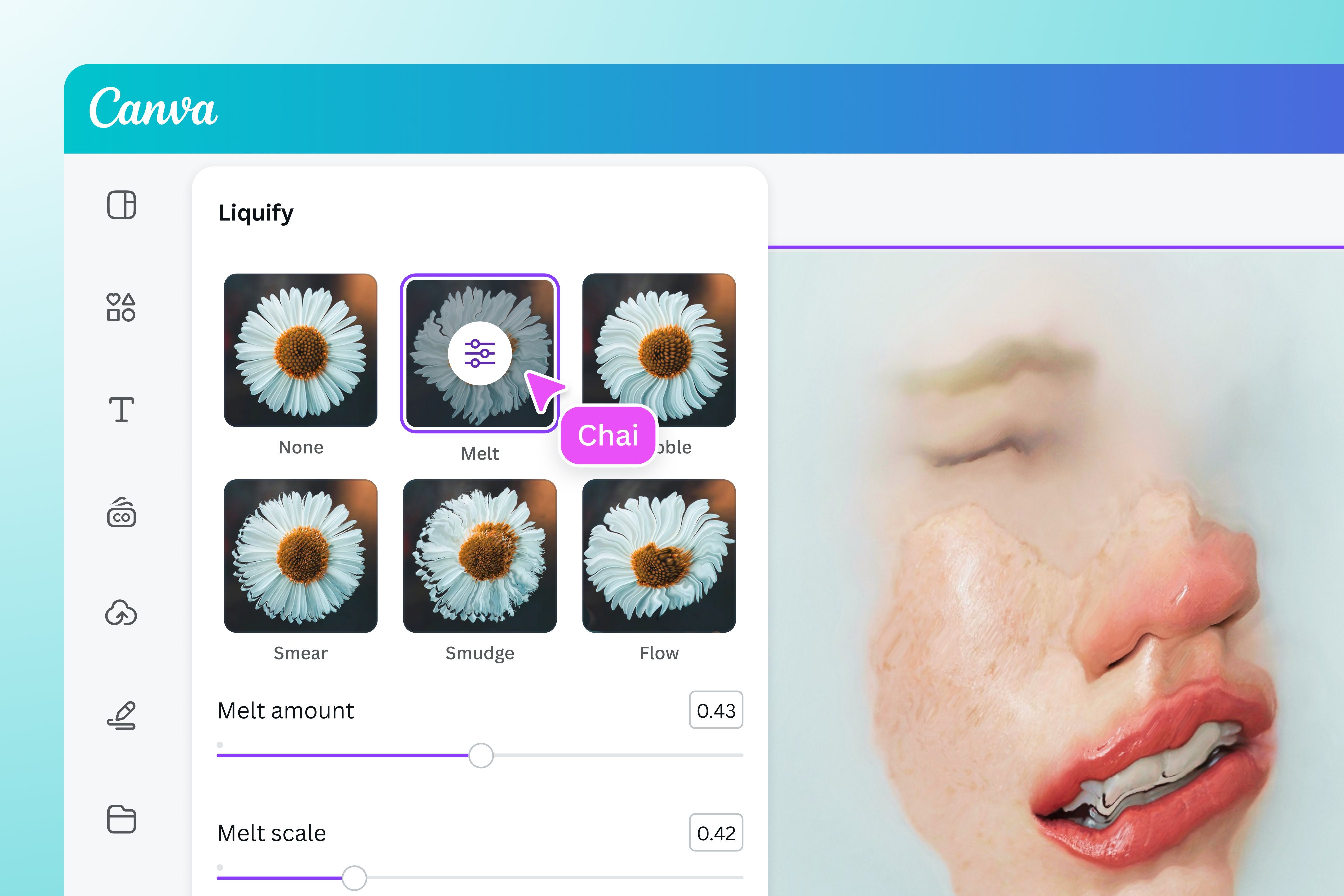 Reshape your designs in seconds