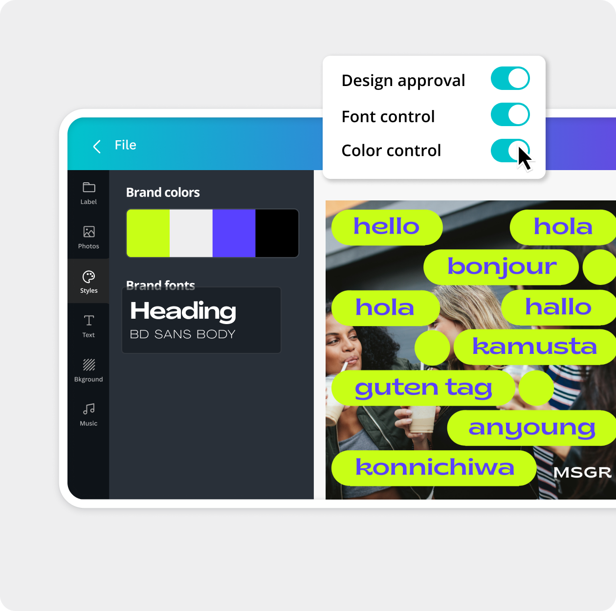 03-tech Brand kit for tech companies in Canva