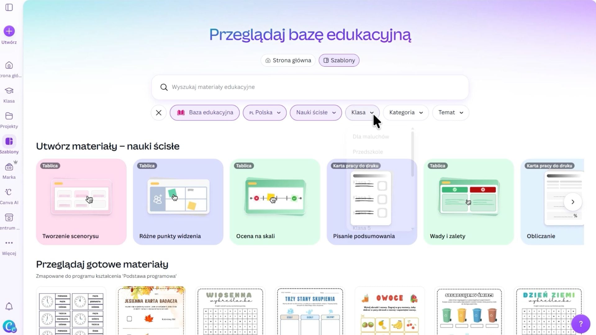 learn grid on canva homepage