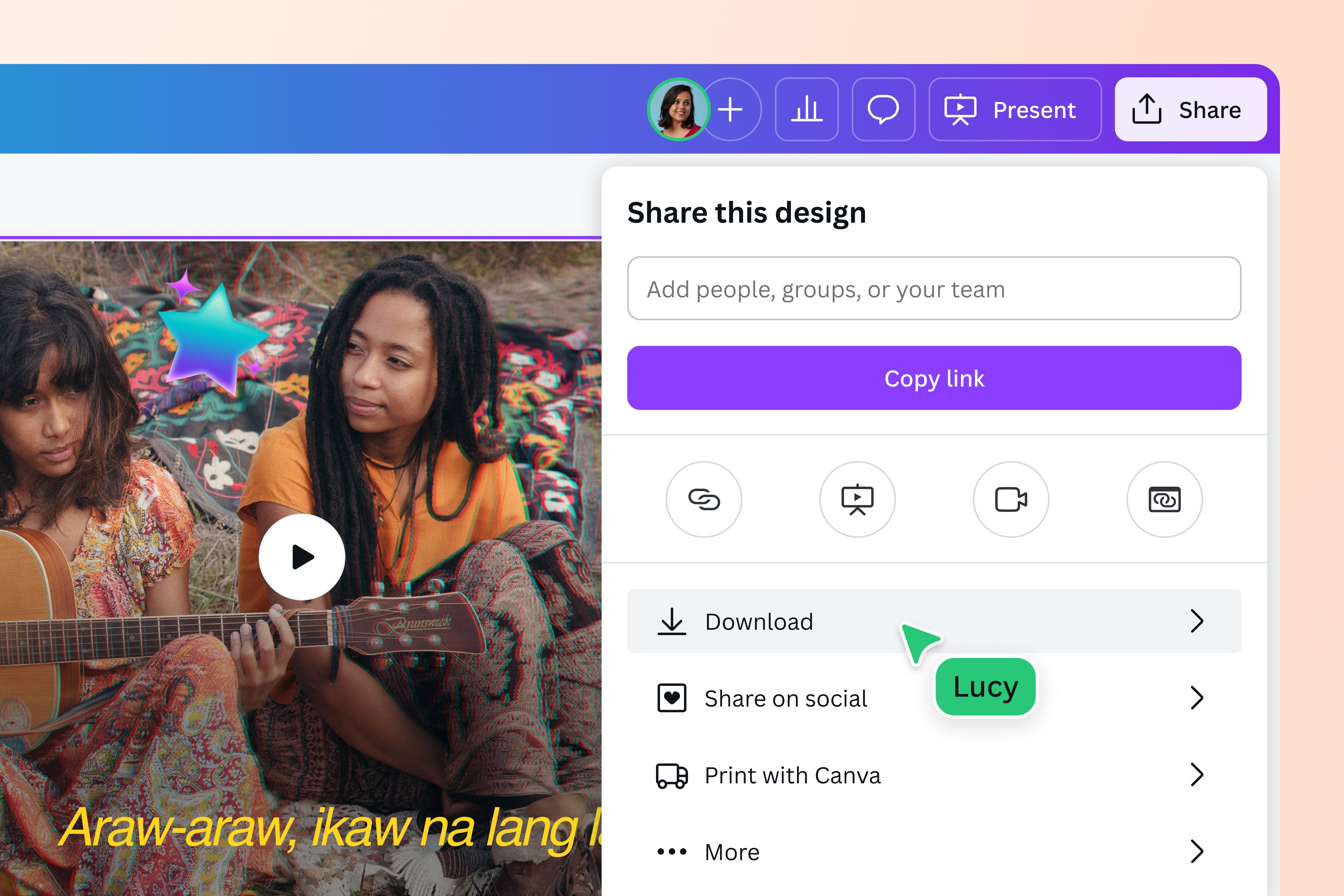 Download your design