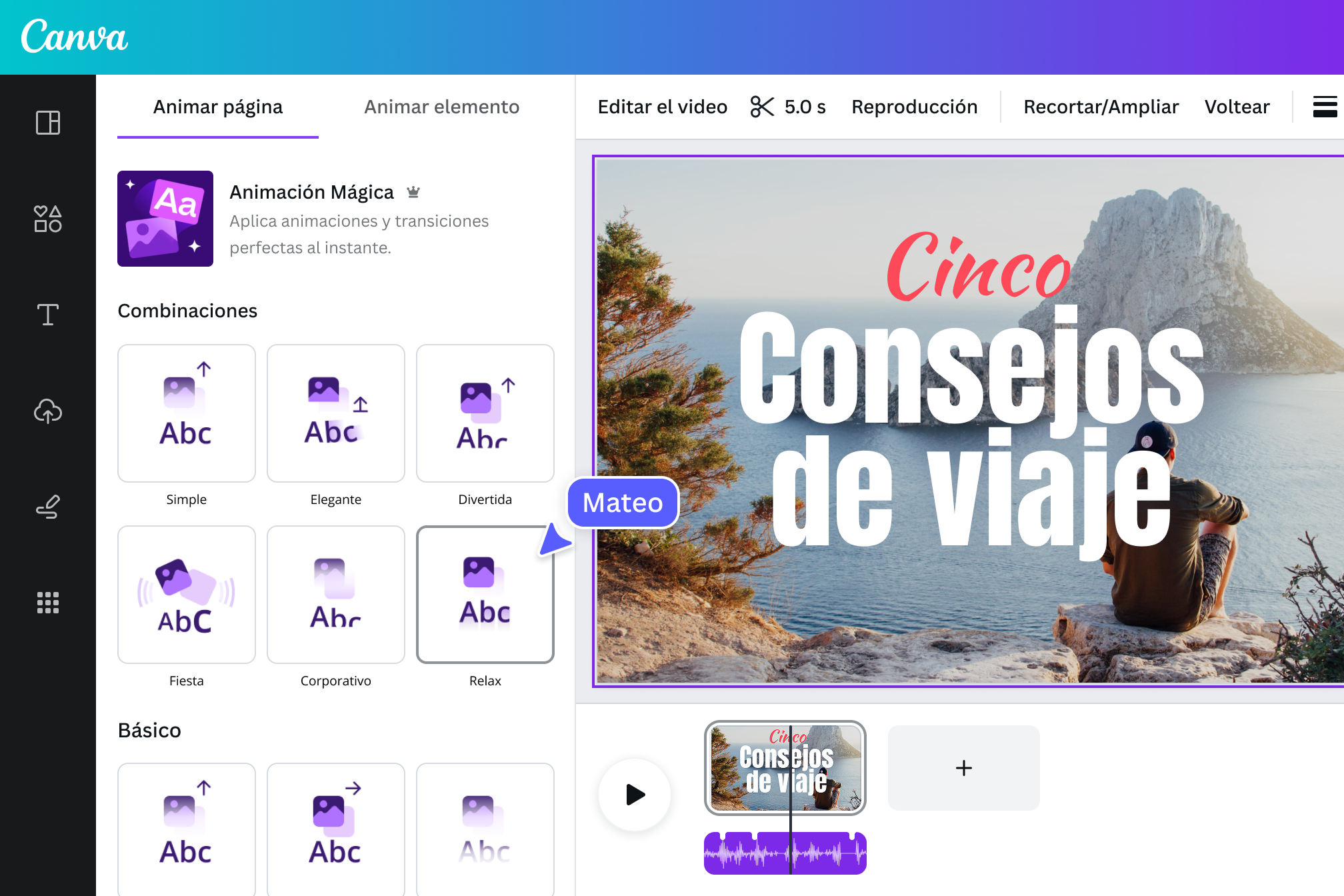 Añade animaciones a tu video generado con IA Añade animaciones a tu video generado con IA
