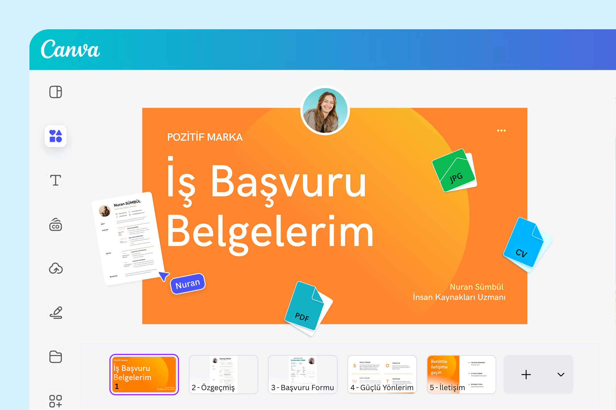 PDF birleştirici - Canva