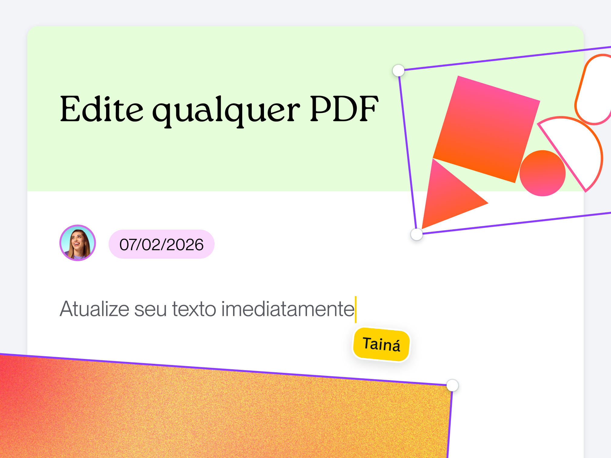 Apresentamos o editor de PDF grátis do Canva