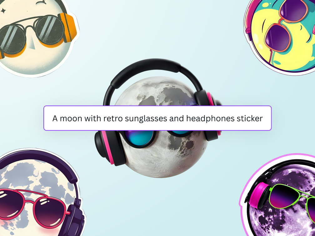 Generador de stickers con IA: crea stickers únicos en línea | Canva