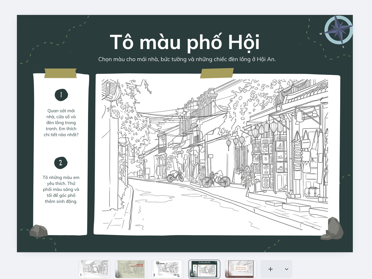 Tạo tranh nét để tự tô màu