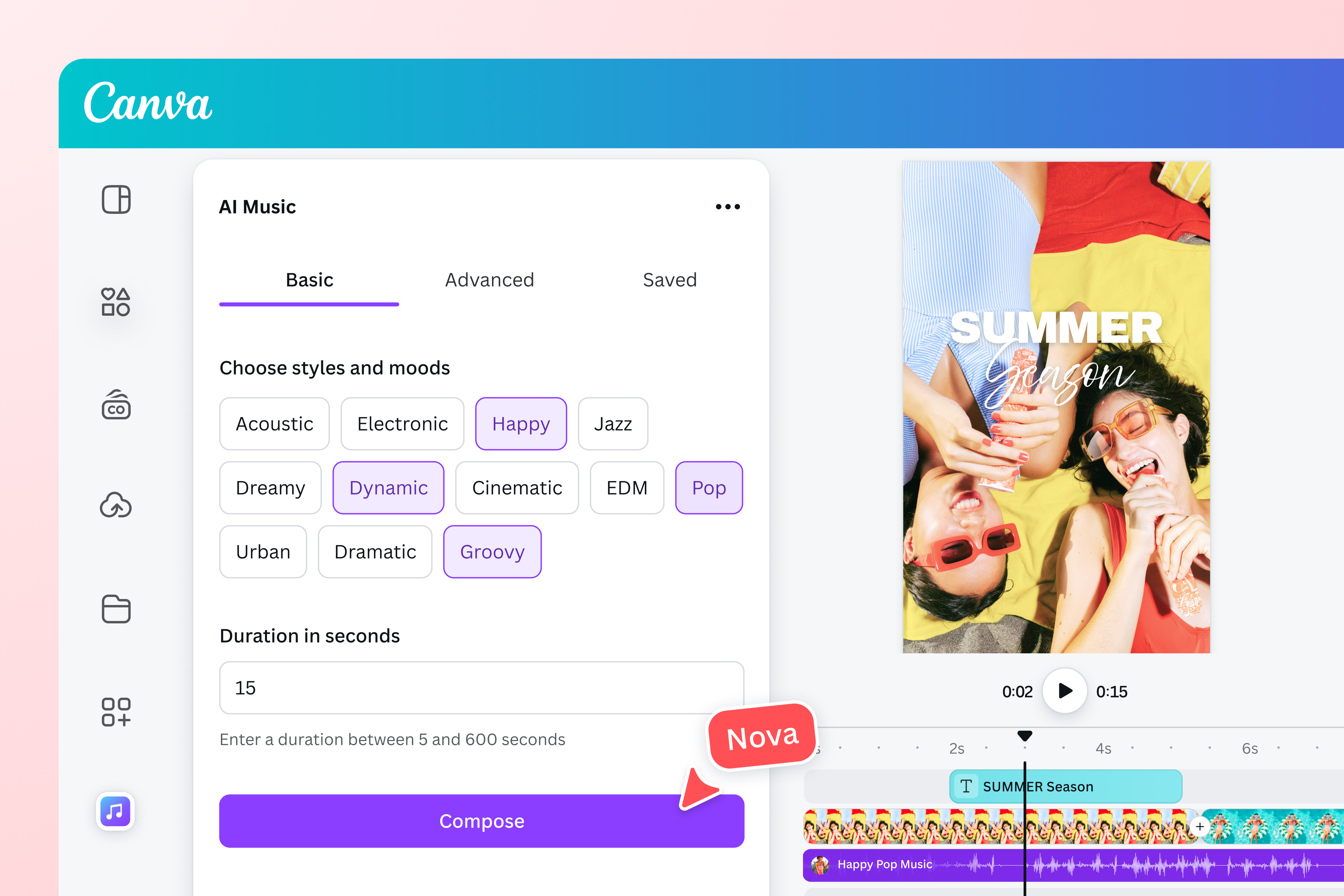 Add the right feels to your video with an original song Add the right feels to your video with an original song