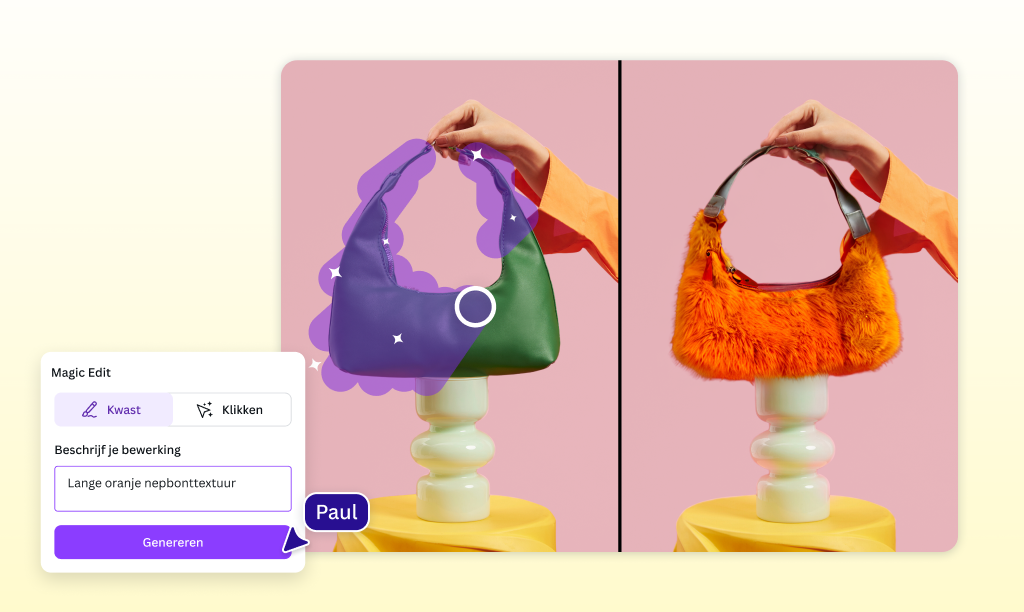 AI foto bewerken - Canva