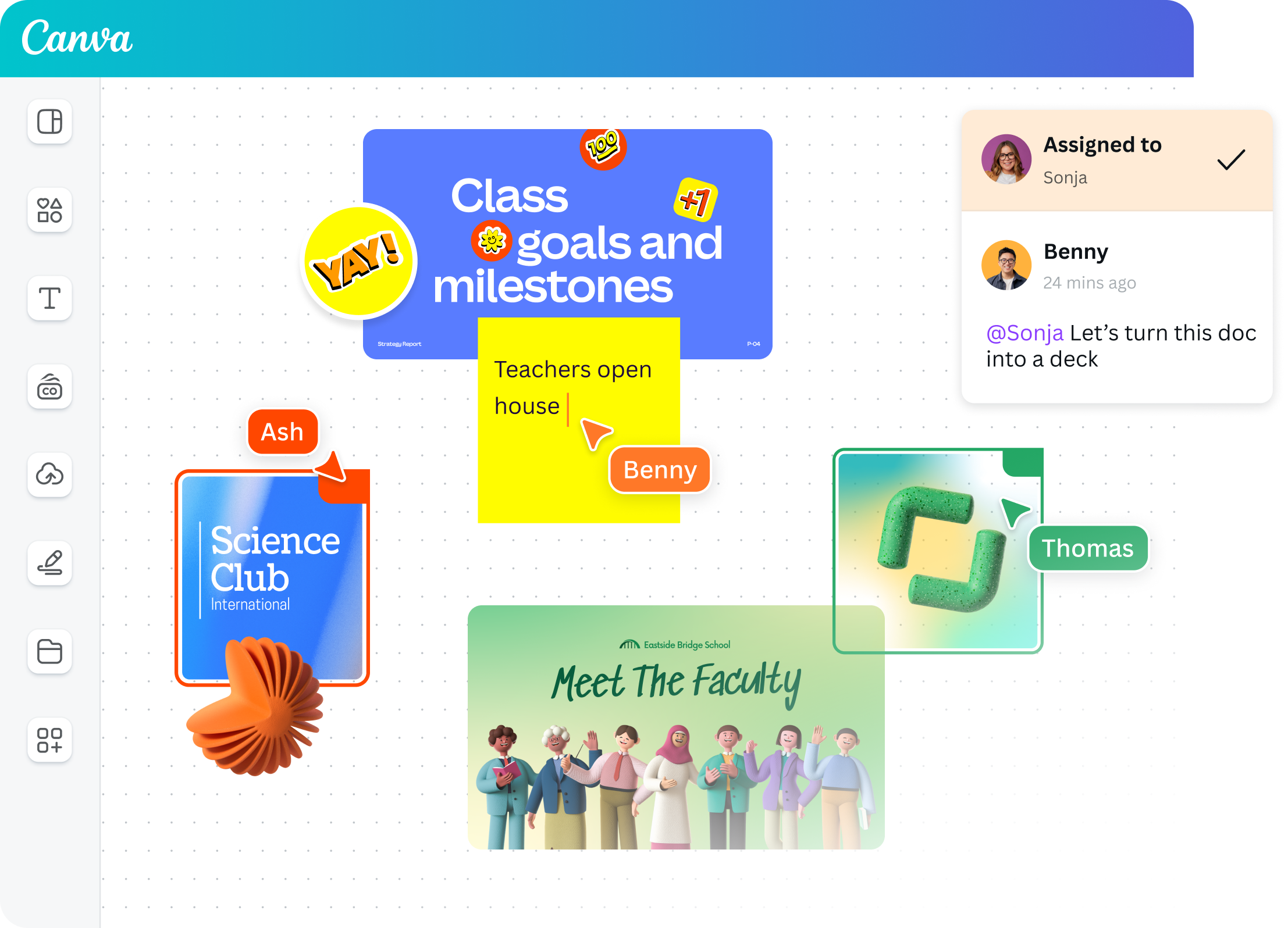 Get Canva for your K-12 school - 100% free.