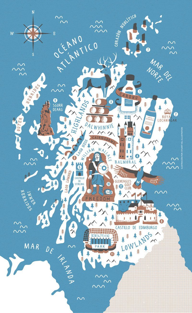 Pretty Map Examples Visual design and composition lessons from 30 beautiful maps