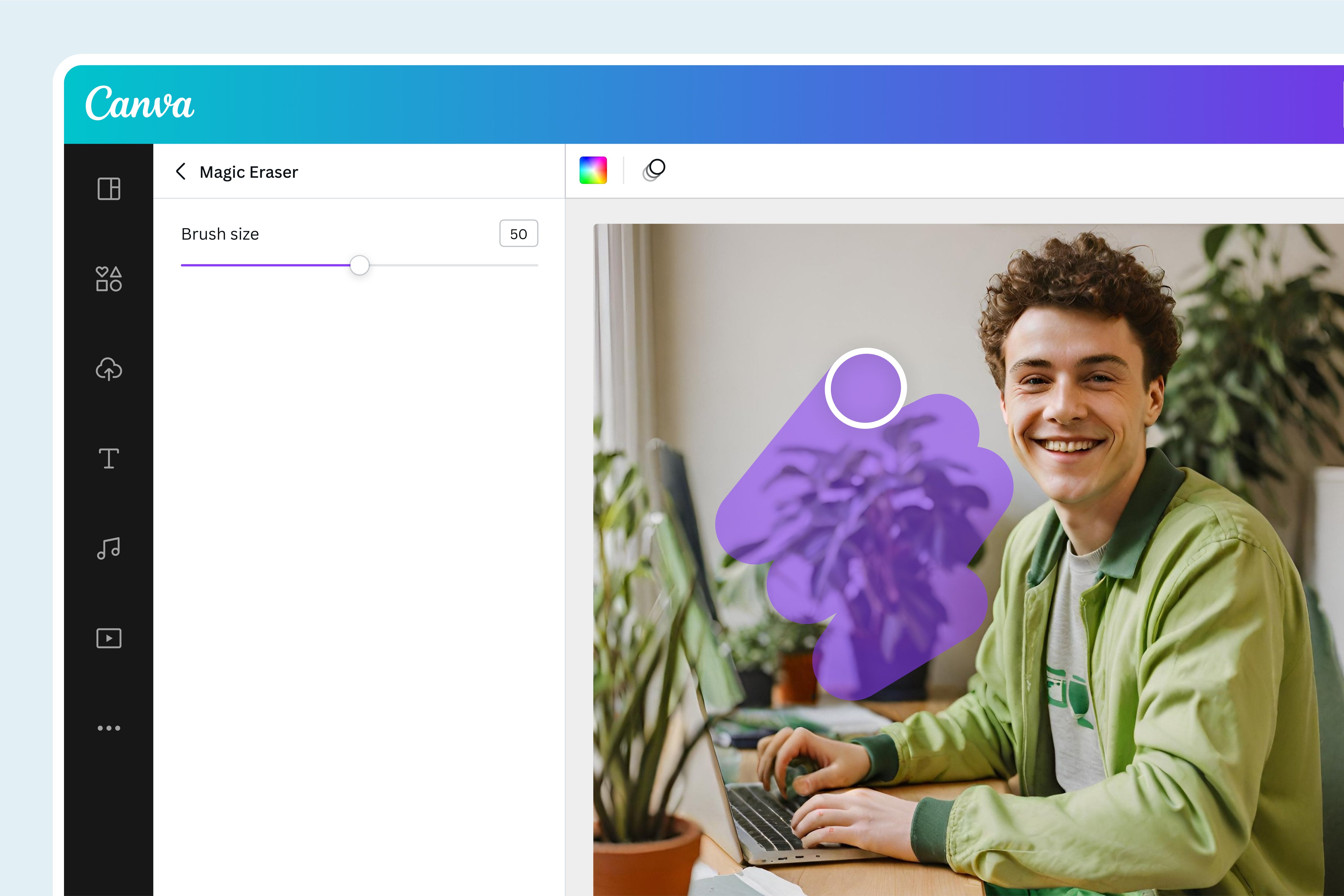 Edit your AI-generated faces with Magic Eraser