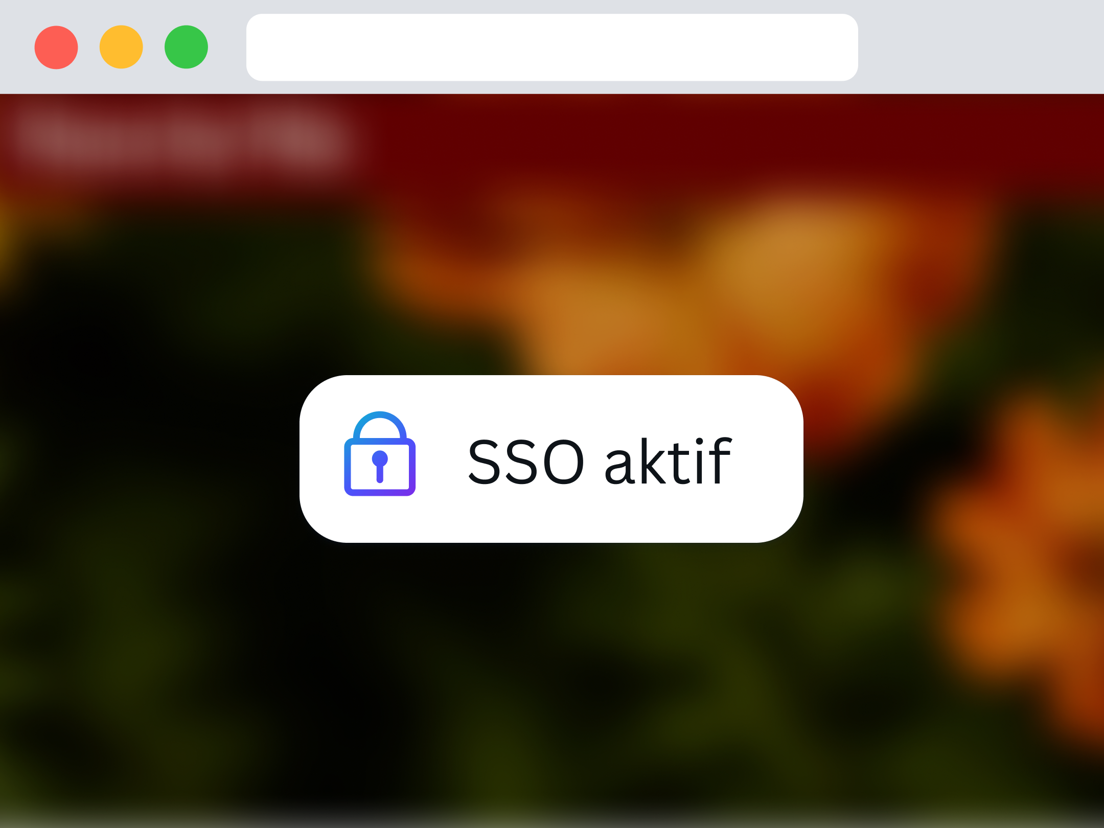 Preview of SSO enabled