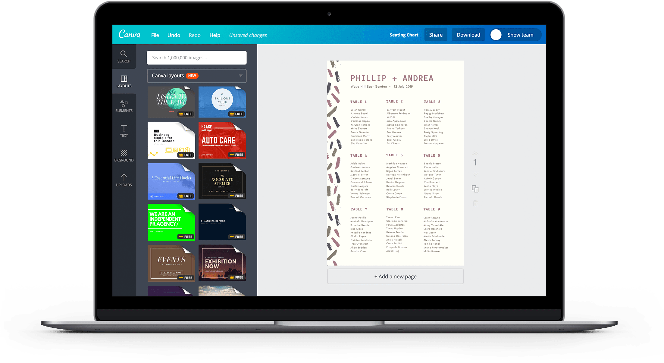 Seating Cart Landing Page Seating Cart Landing Page