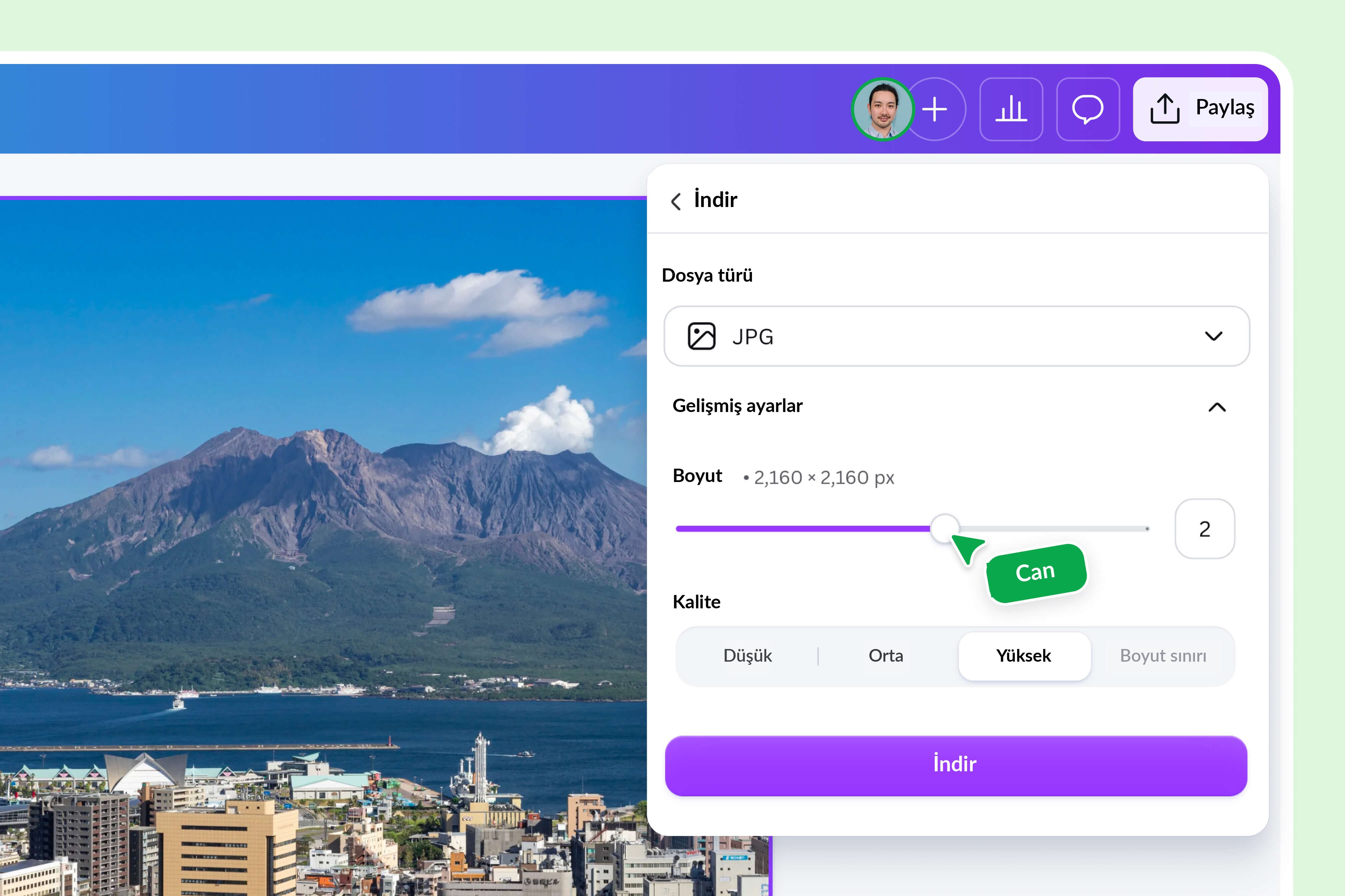 Boyut kaydırıcısıyla fotoğraf küçültme - Canva Boyut kaydırıcısıyla fotoğraf küçültme - Canva