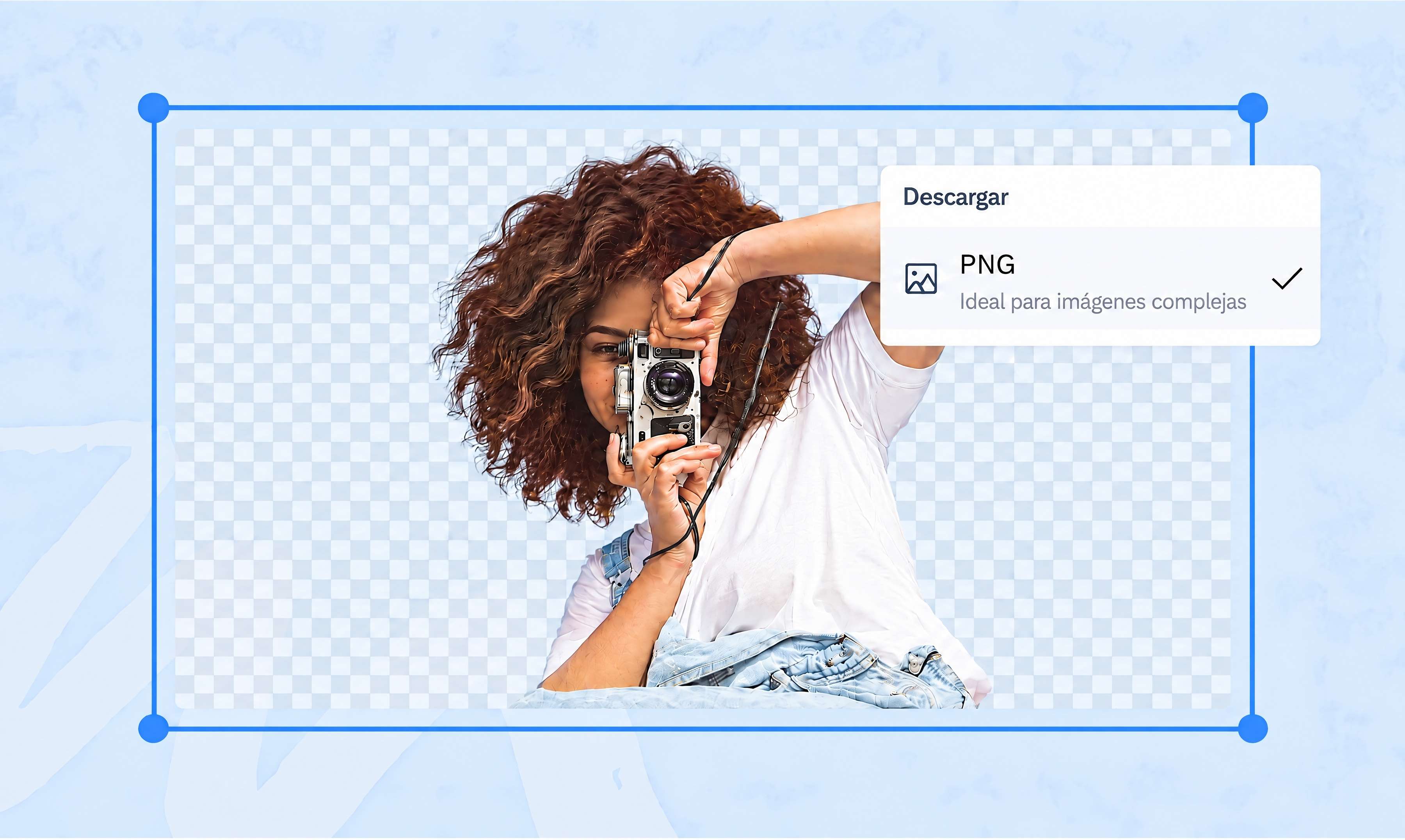Herramienta para hacer imágenes con fondo transparente