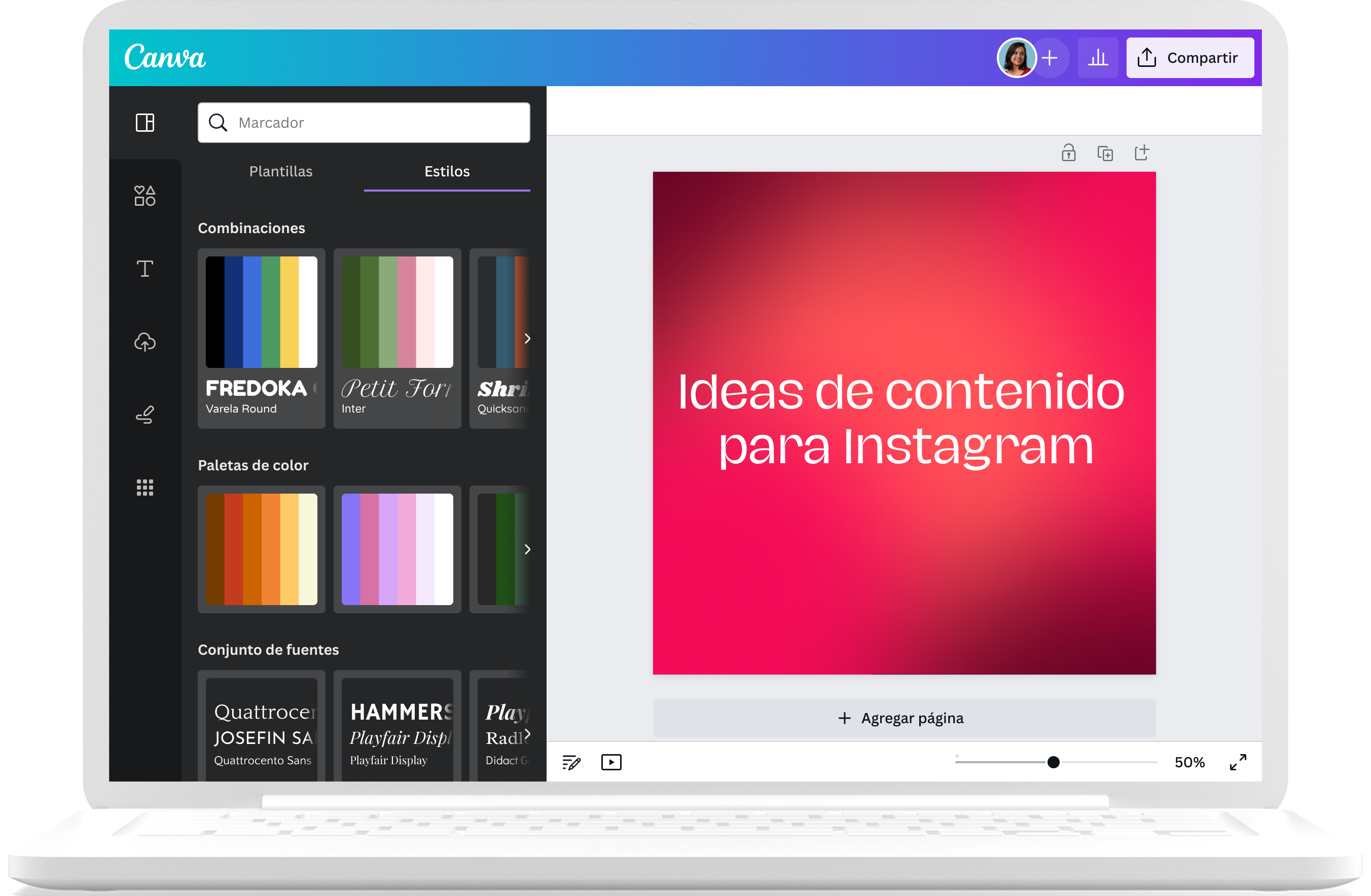 Cómo crear elementos para redes sociales