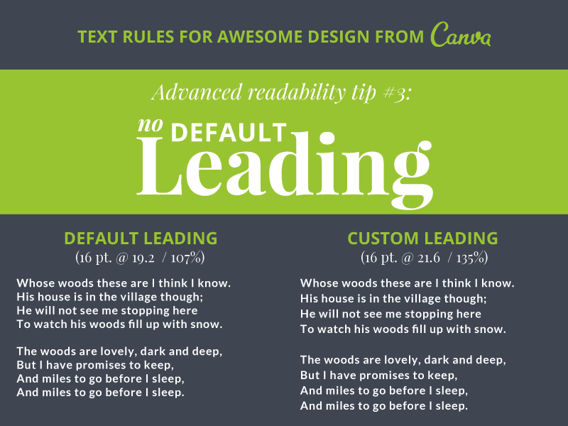 Text rules to follow in 2016 to achieve awesome design