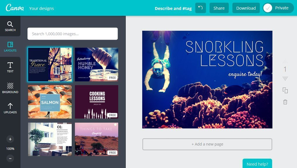 Create a Presentation Background in Canva