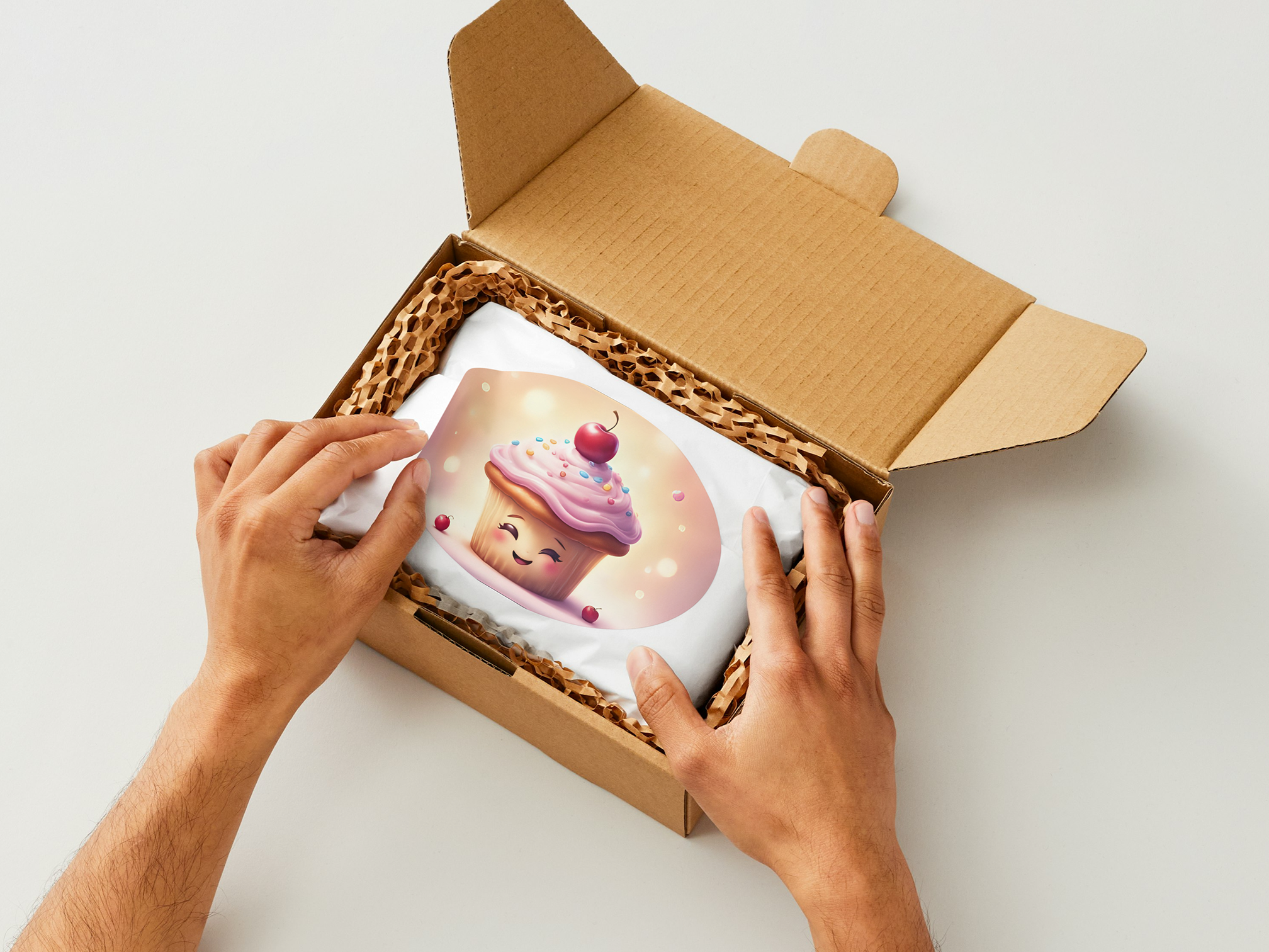 Print your AI stickers for custom packaging