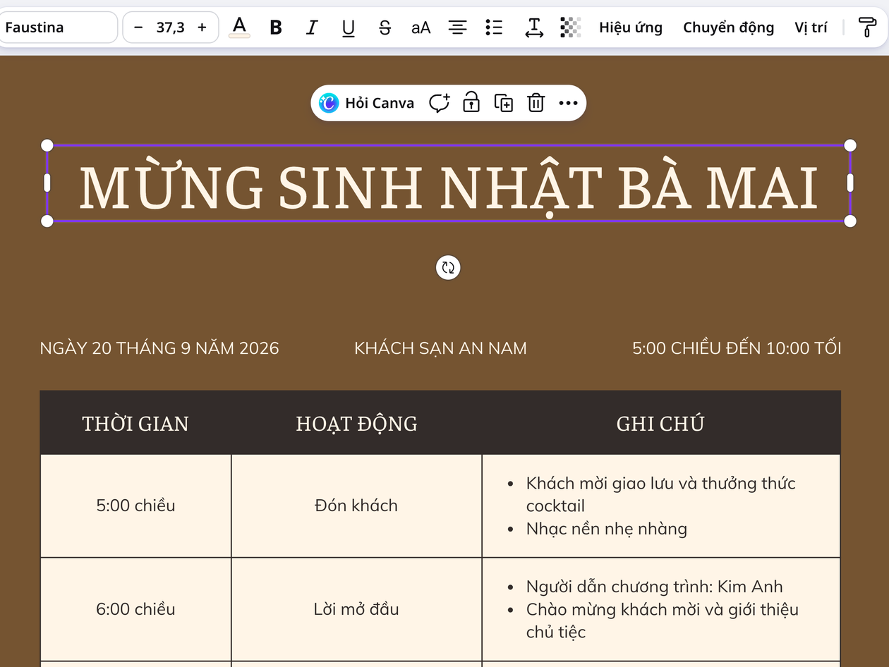 Lưu trữ và chia sẻ PDF dễ dàng hơn Chỉnh sửa tiêu đề trong bản PDF đã nhập vào Canva
