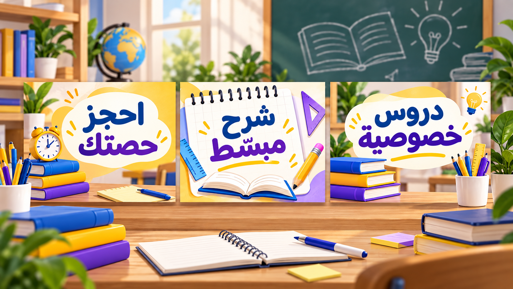 تصميم إعلان مدرس خصوصي بالعربية إعلان دروس خصوصية عربي بتصميم واضح ومعلومات المعلم