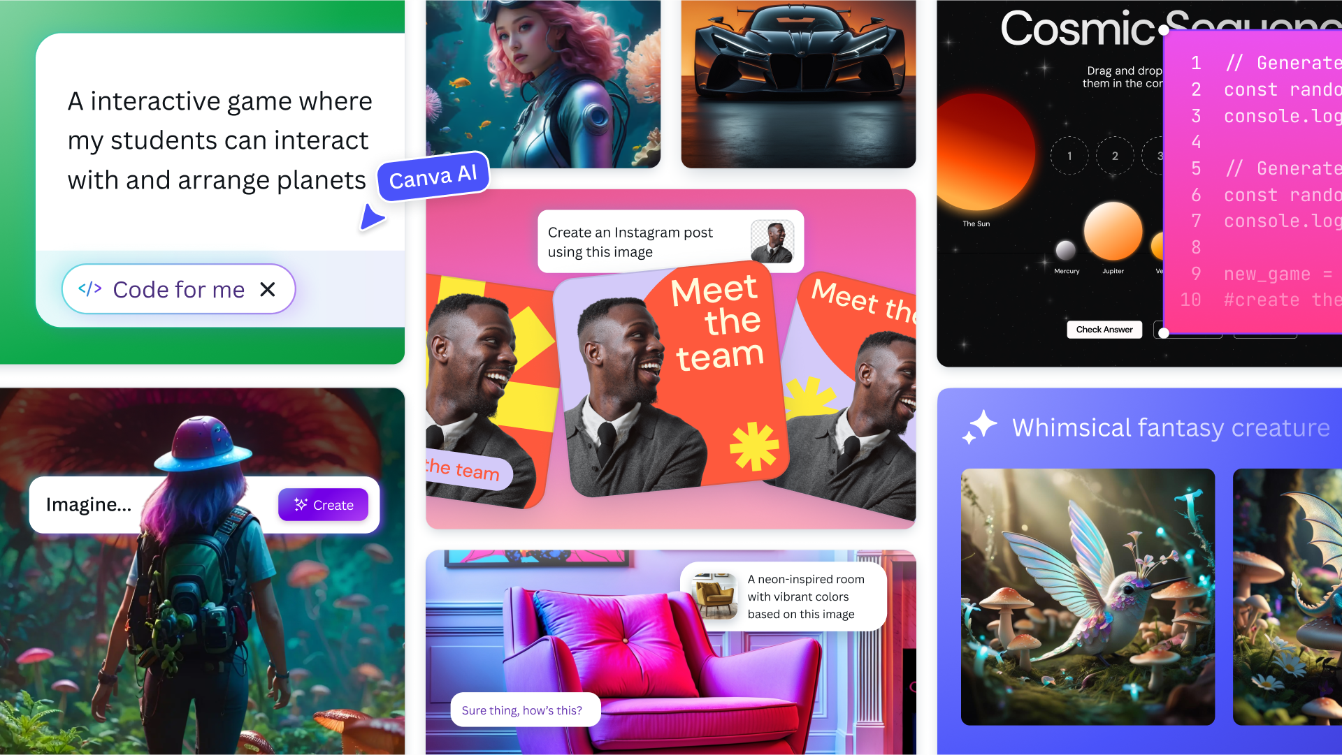 Code Typography Design, code, and create with our biggest AI launches yet