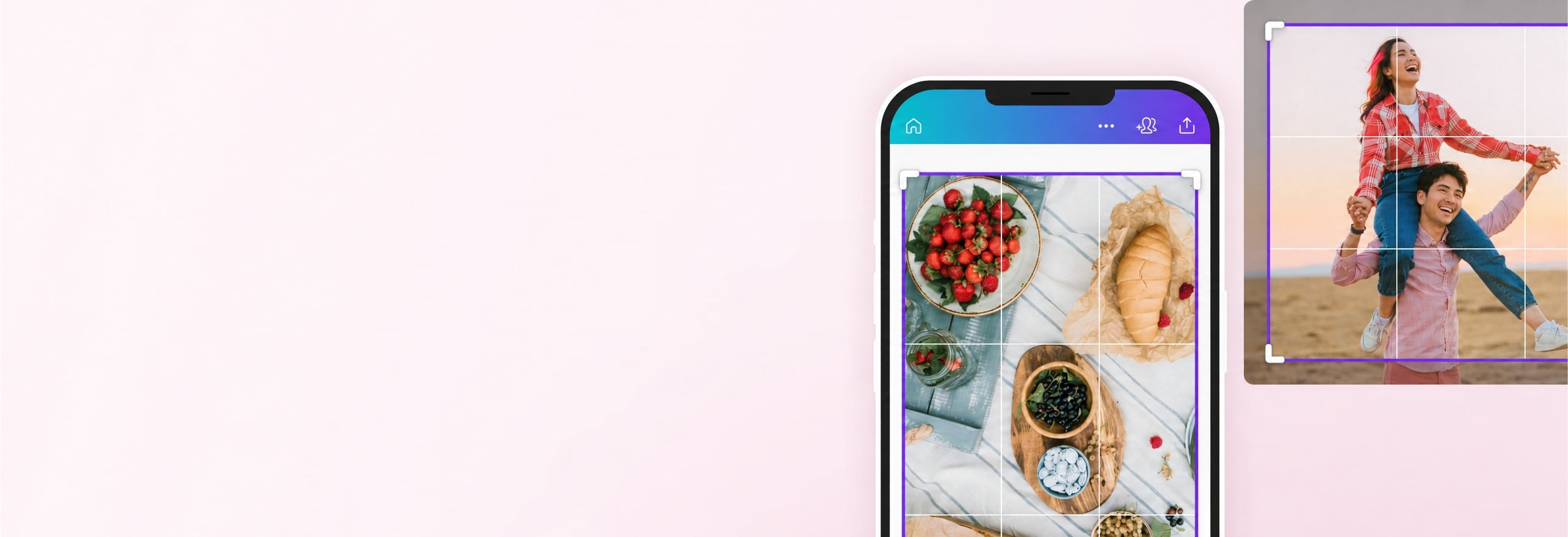 Banner tính năng crop video của Canva