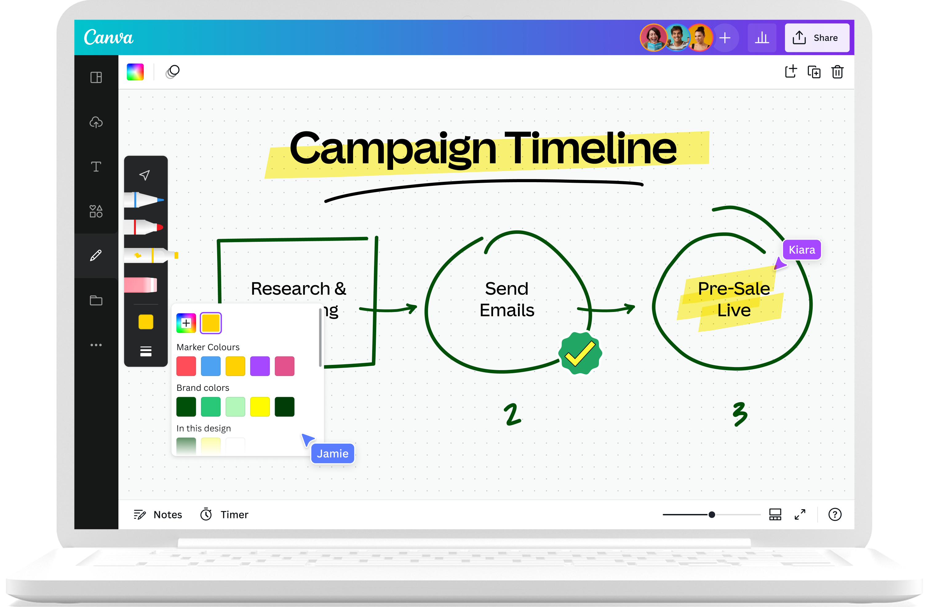 Schets je ideeën met Tekenen