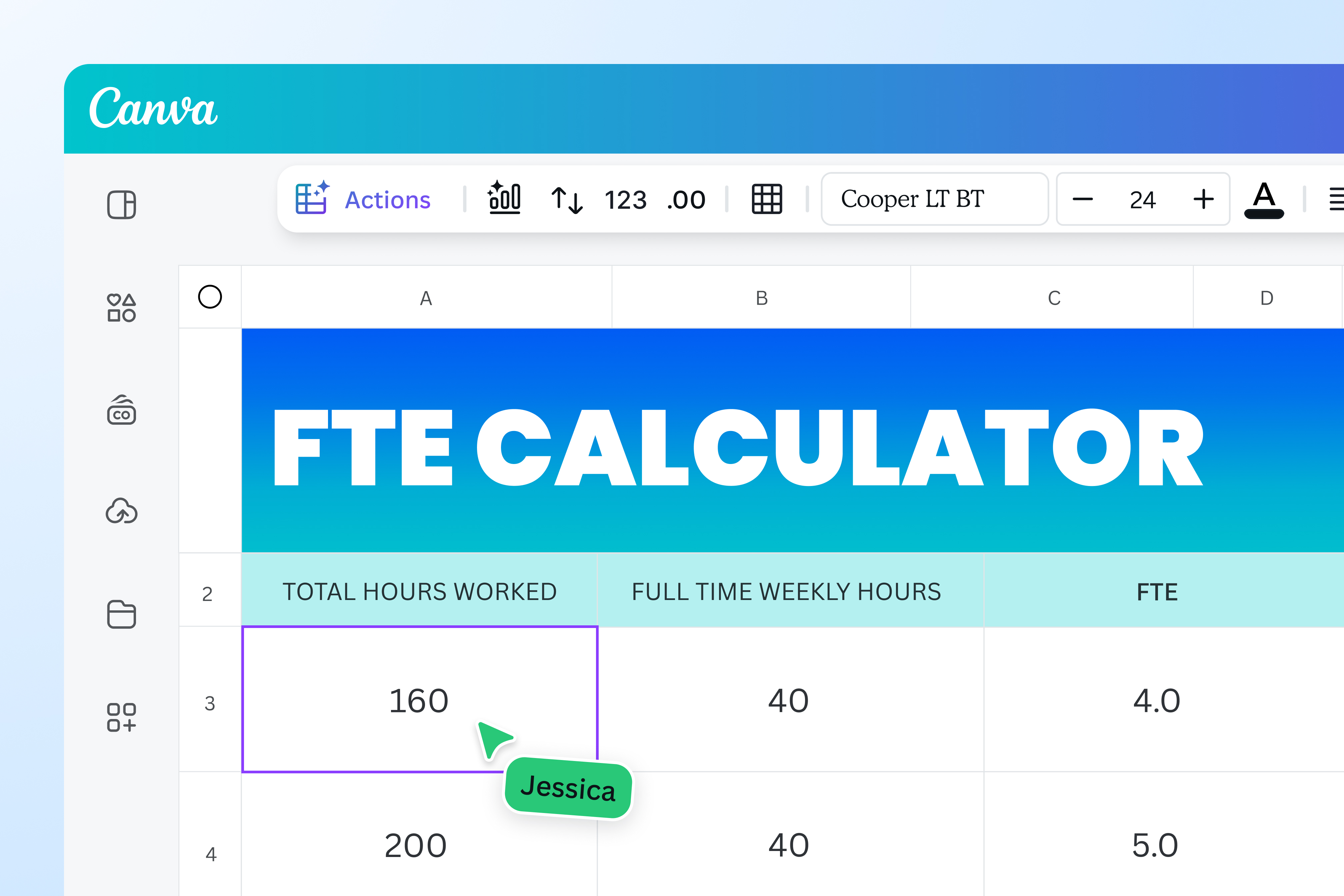 Get instant FTE calculations