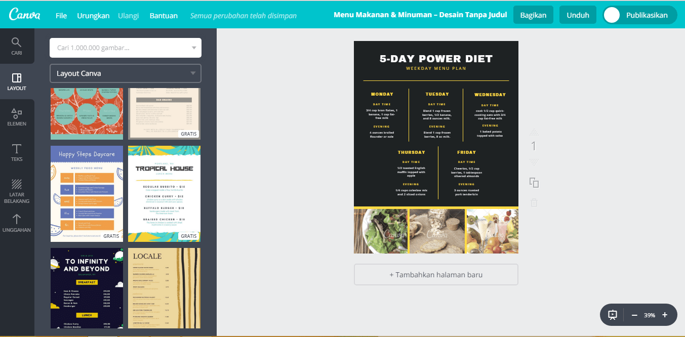 Menu Diet Keto