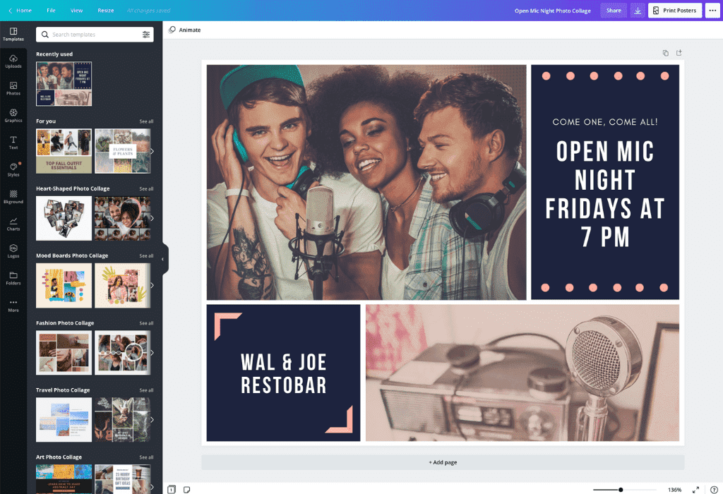How to make a music picture collage - Canva How to make a music picture collage - Canva
