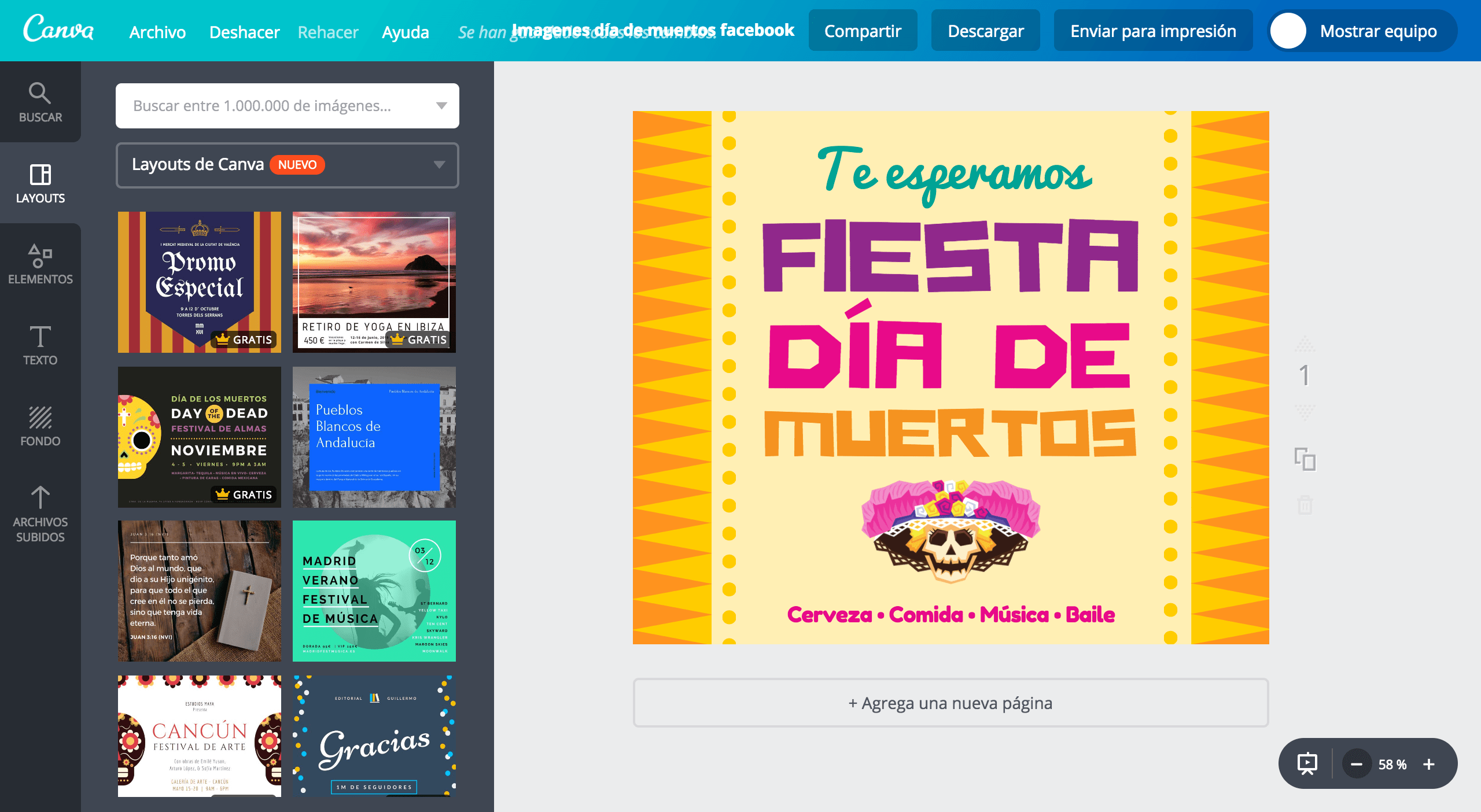 Imágenes de Día de Muertos para Facebook Imágenes de Día de Muertos para Facebook